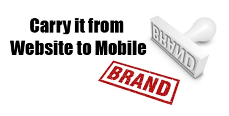 Carrying Your Brand From Web to Mobile