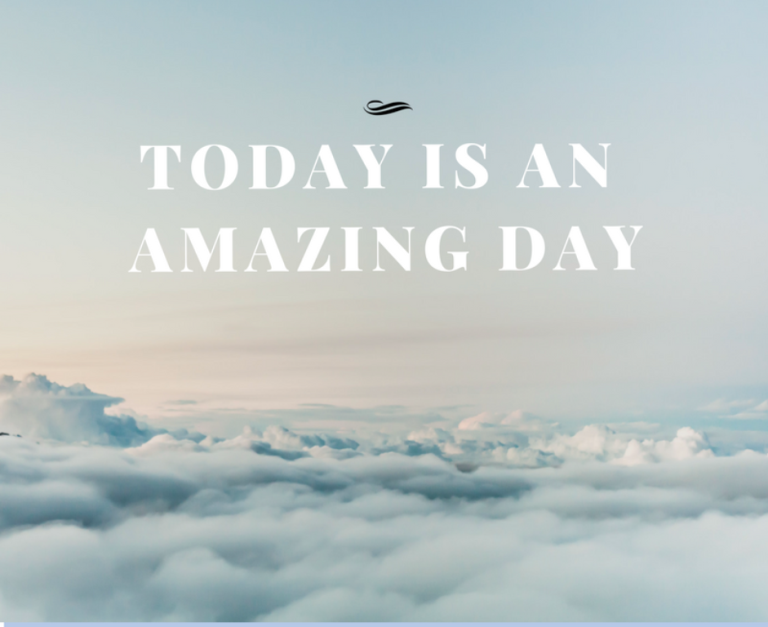 Today is an amazing day
