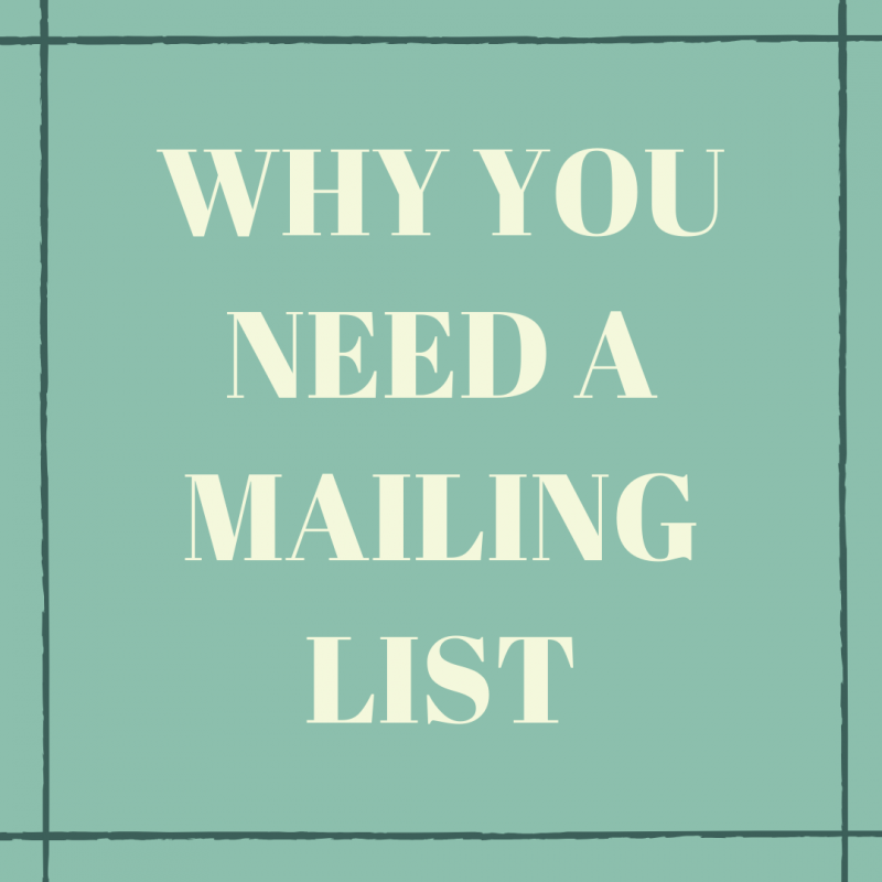Why you need a mailing list precision social media consultancy