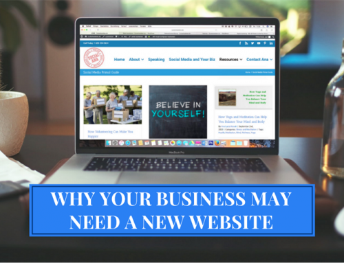 Why Your Business May Need a New Website